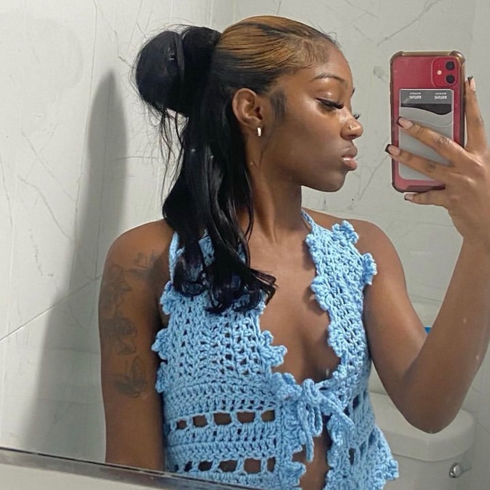 Cozy Flowy: Handmade Crochet Bralette Top